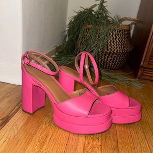 Pink Platform Heels